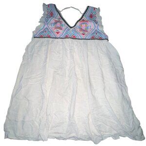 THML‎ Womens Embroidered Boho  Boby doll Dress S